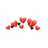 Broken hearts png