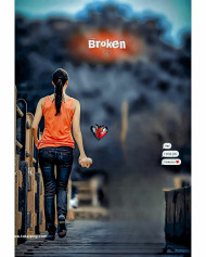 Broken love cb background photoshop