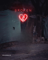 Broken new year editing background