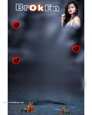 Broken sad cb editing background