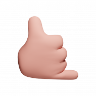 Call hand symbol transparent png images