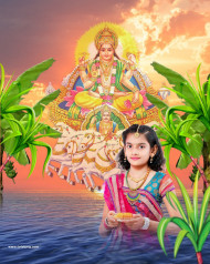 Chhath puja girl hd editing background