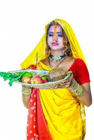 Chhath puja girl png hd
