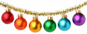 Christmas decoration transparent background images