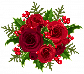 Christmas flower png hd