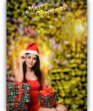 Christmas girl cb editing background