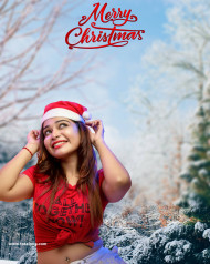 christmas photo editing background
