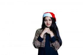 Christmas Santa Girl Png Images