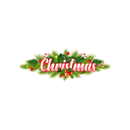 Christmas text png free