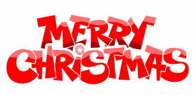 Christmas text transparent png images free download