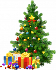 Christmas tree transparent png hd