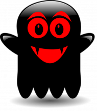 Clipart black ghost png hd