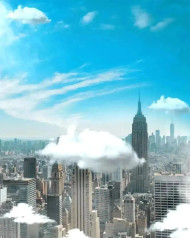 Cloud city hd editing background