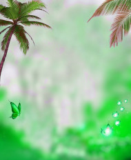 Coconut tree cb editing background