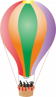 Colorful Air balloon clipart png images,Hot air balloon png images
