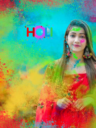 Colourful Holi Editing Background Snapseed