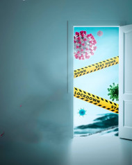 covid 19 editing background