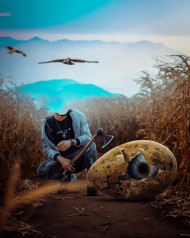 Crash egg editing background