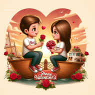 Create Happy Valentine Day AI Photo Using Bing Image Creator in 2024