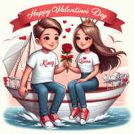 Create Happy Valentine's Day AI Images download