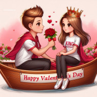 Create Happy Valentine's Day AI Images Download hd