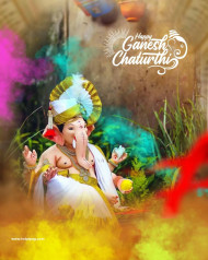 Cute Ganesh Ji Banner Editing Background For Picsart Editing