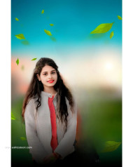 Cute girl cb background editor