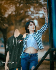 Cute girl cb background free download