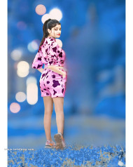 Cute girl cb background hd