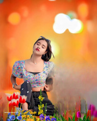 Cute girl hd cb editing background Free