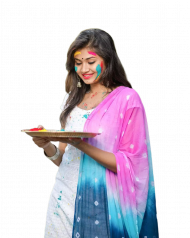 Cute holi girls editing png free