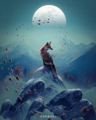 Dark moon  photoshop editing background