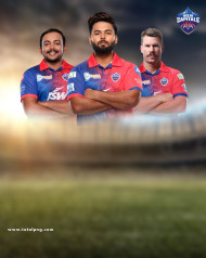 Delhi capitals ipl editing background