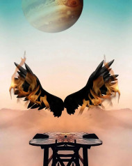 Devil wing editing background hd