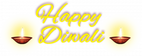 Diwali diya with text png