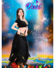 Diwali hd background for editing diwali girl 2023