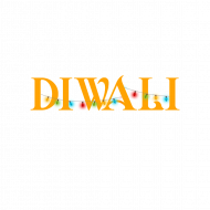 Diwali text transparent png