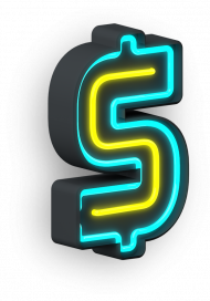 Doller Neon transparent background png clipart