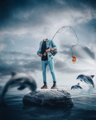 Dolphin editing background   Head cut editing background (1)