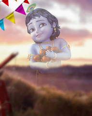 Krishna editing background