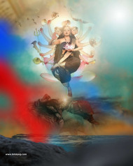 Durga maa navratri background hd editing