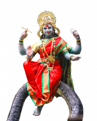 Durga Mata Transparent Background