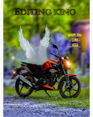 Editing King Bike Background Download