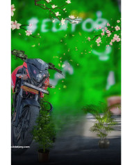 Editor Cb Bike Editing Background Green Bokeh
