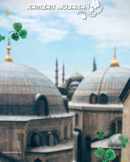 Eid mubarak poster background