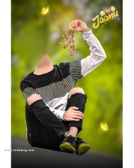 Face cut cb background