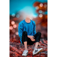 Face Cut cb Background Bokeh Hd