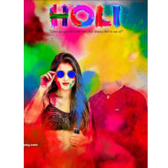 Face Cut Holi New Background Free Hd