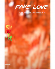 Fake love cb photo editing background