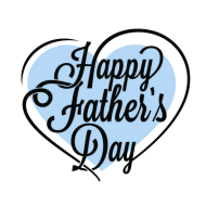 Father Day PNG Image, Fathers Day Text Download